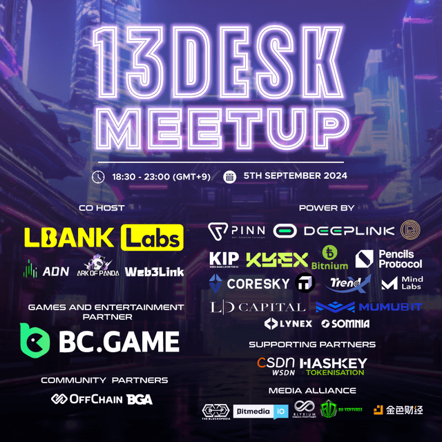 13Desk Meet Up