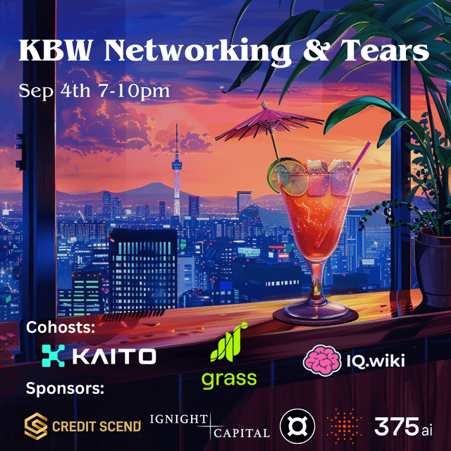 KBW Networking & Tears - Bear Market Survival Night