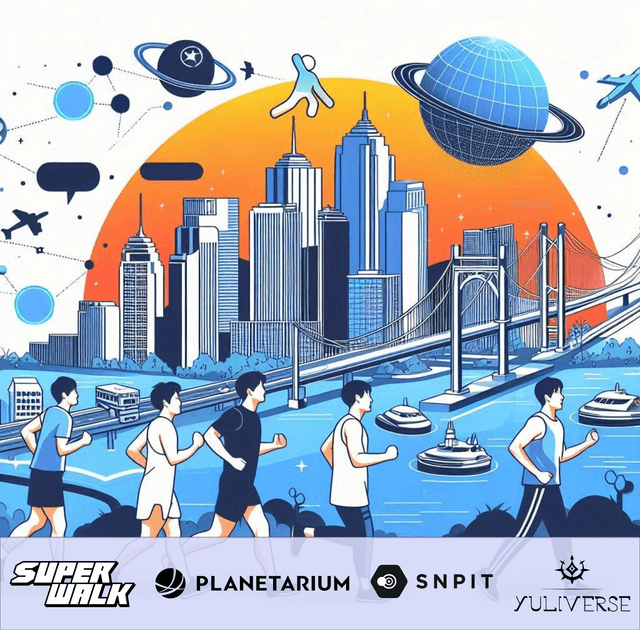 KBW2024 Sunrise Run 🏃‍♀️ with SuperWalk & Planetarium Labs