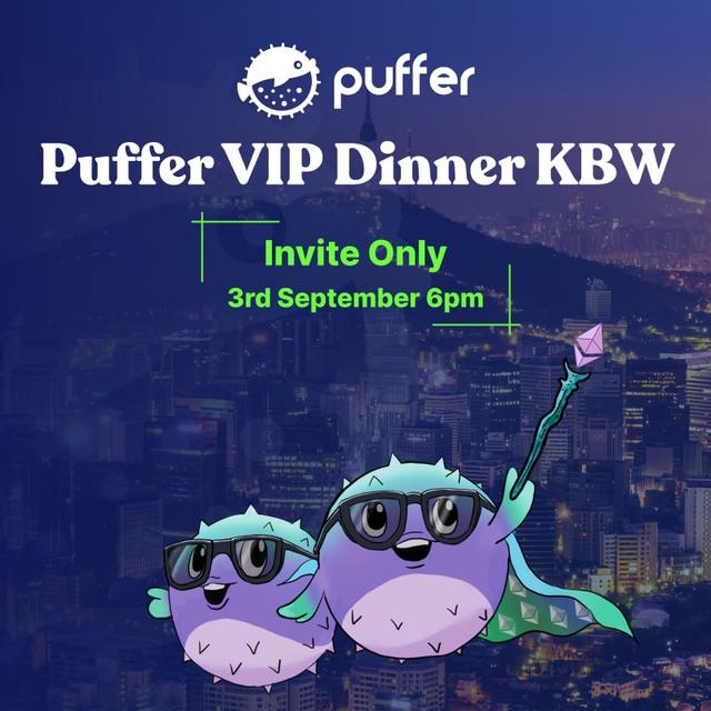 Puffer VIP Dinner KBW