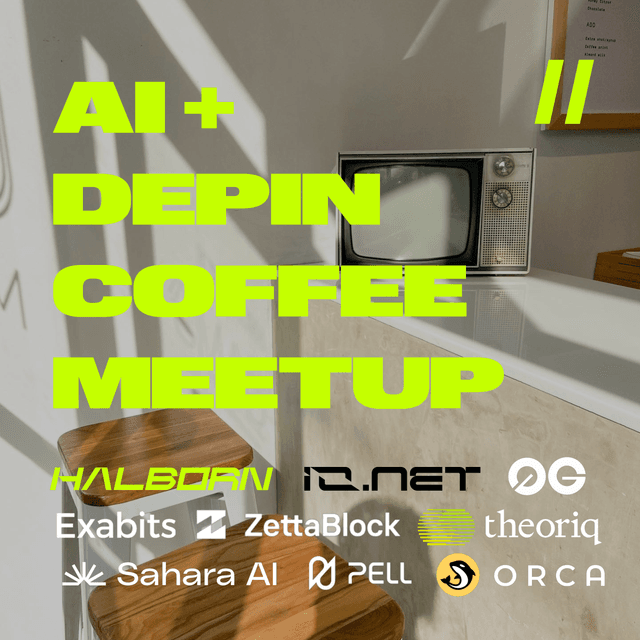 AI + DePIN Coffee Meetup w/ Halborn & Pell @ KBW