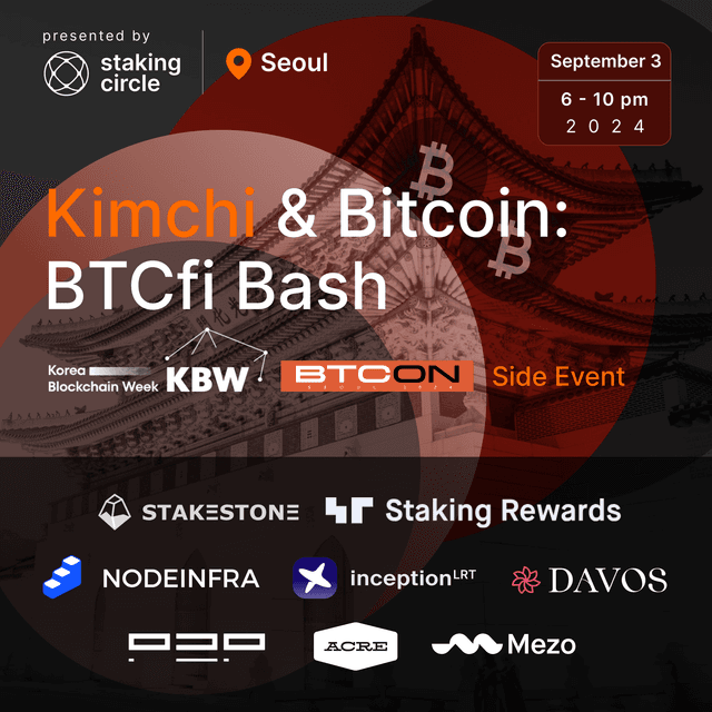 Kimchi and Bitcoin: BTCfi Bash in Seoul