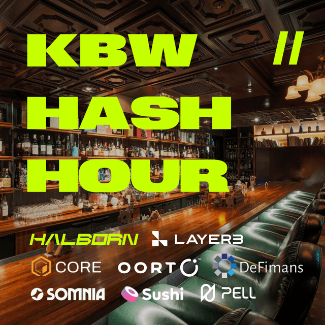 KBW Hash Happy Hour w/ Halborn & Sushi