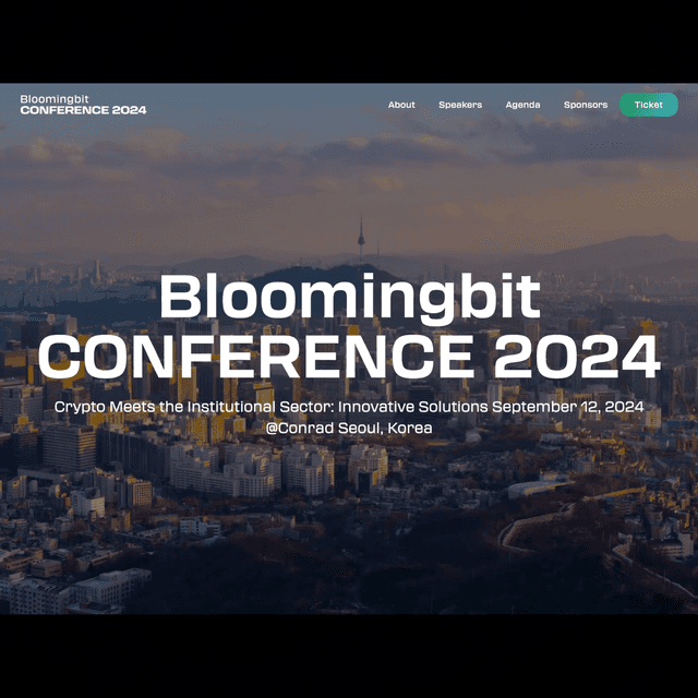 Bloomingbit Conference 2024(with Upbit, Bithumb, Hashed, Financial authorities, Member of the National Assembly)