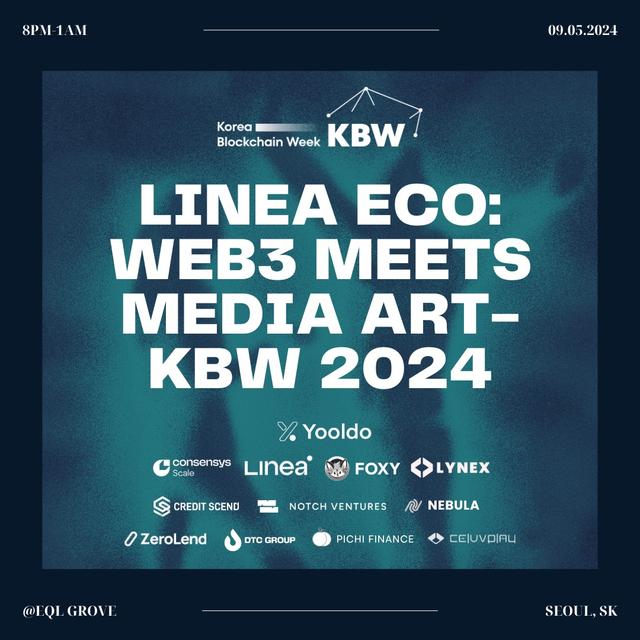 Linea Eco : Web3 Meets Media Art - KBW 2024