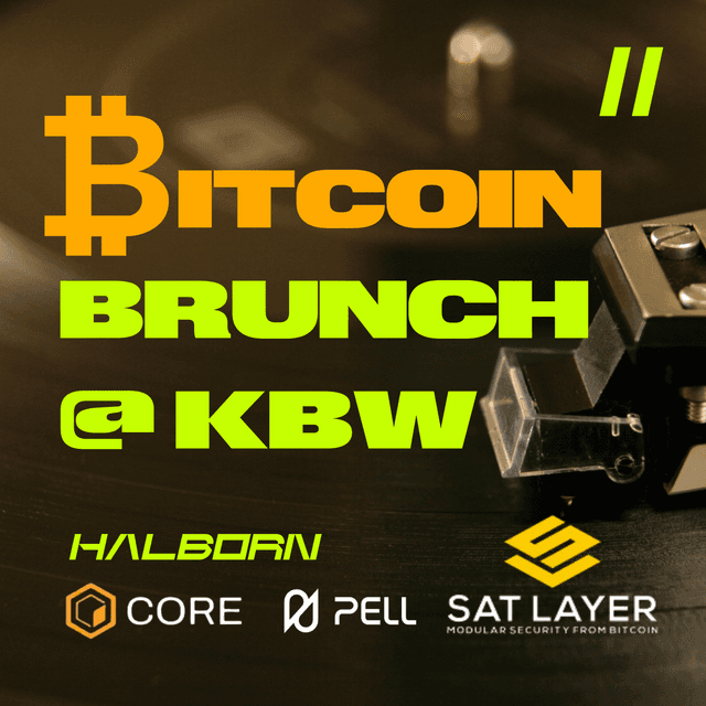 Bitcoin Brunch @ KBW with Halborn