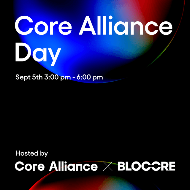 Demo Day by Blocore x Core-Alliance