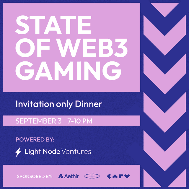 State of Web 3 Gaming VIP Dinner